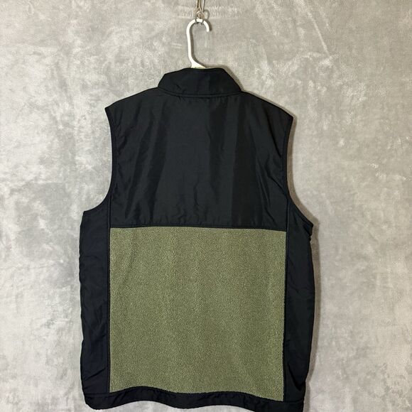 Under Armour Vest Men XL Green Mission Boucle Fleece Full Zip Loose Windbreaker - Picture 4 of 11